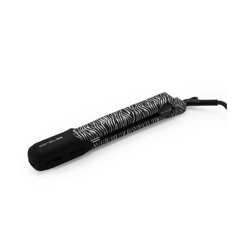 Lisseur Boucleur C-Style digital Silver Zebra Soft Touch Corioliss