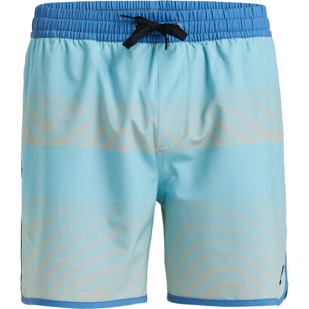 Quiksilver Surfsilk Scallop Volley Badeshorts Herren acuifer tijuana