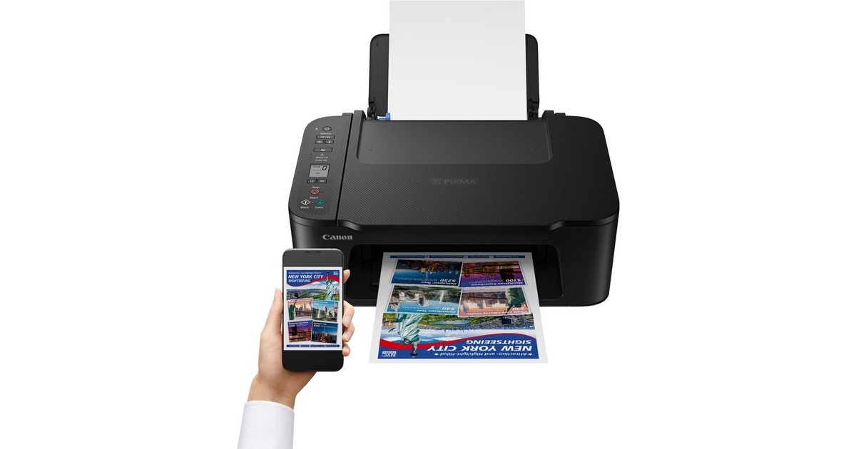 CanonPIXMA TS3750i all-in-one inkjetprinter  (Zwart, Scannen, Kopiëren, Faxen, Wi-Fi, Cloud)