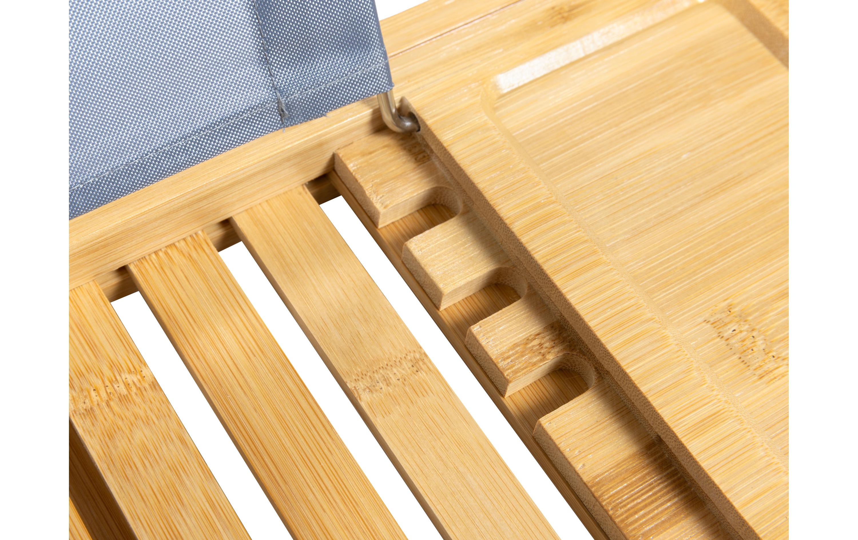 Badewannenablage Braun, BambusVerstellbarer Bad-Utensilienhalter