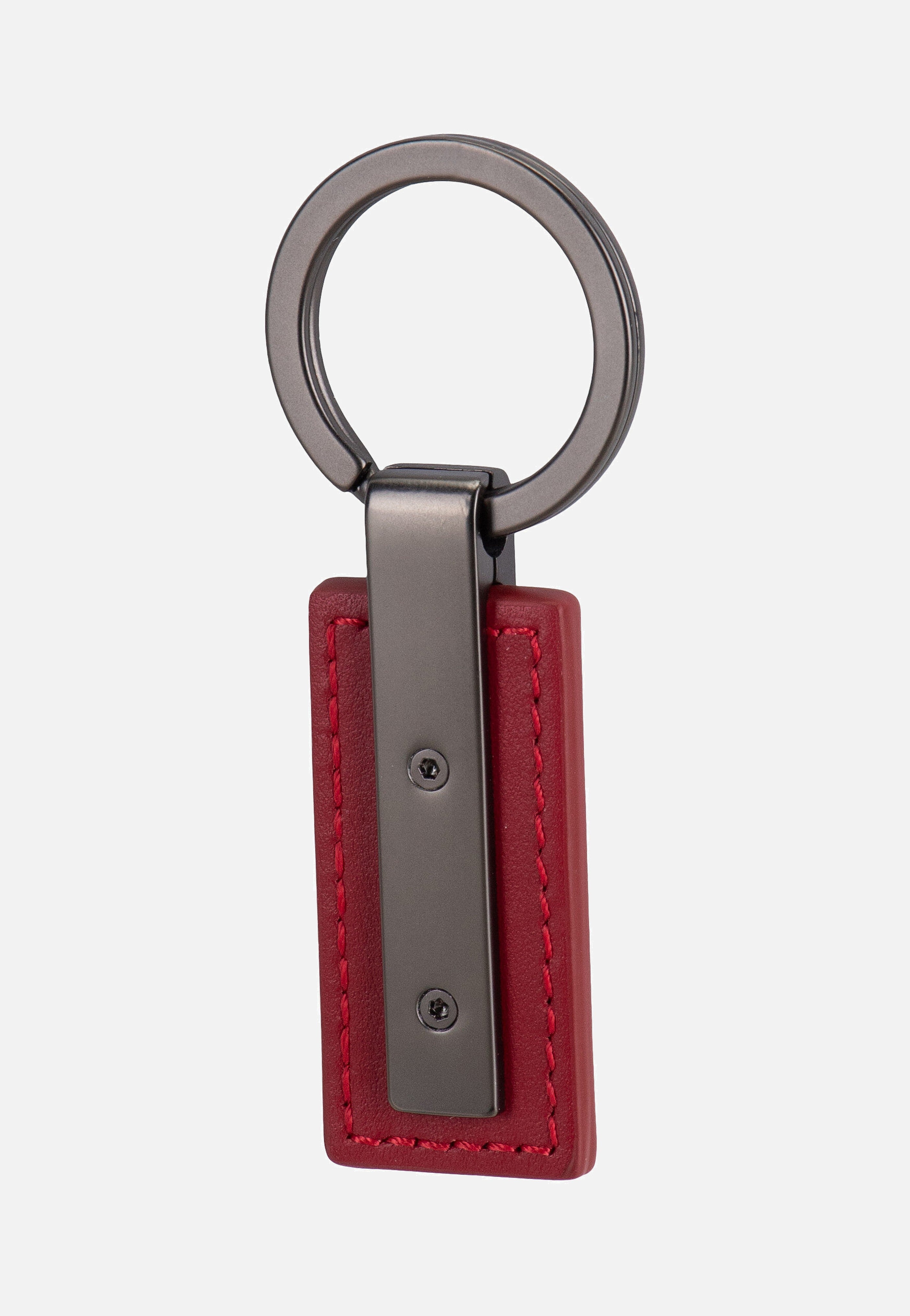 Keyring Metal Bar 28801 Carmine Red - Schlüsselanhänger