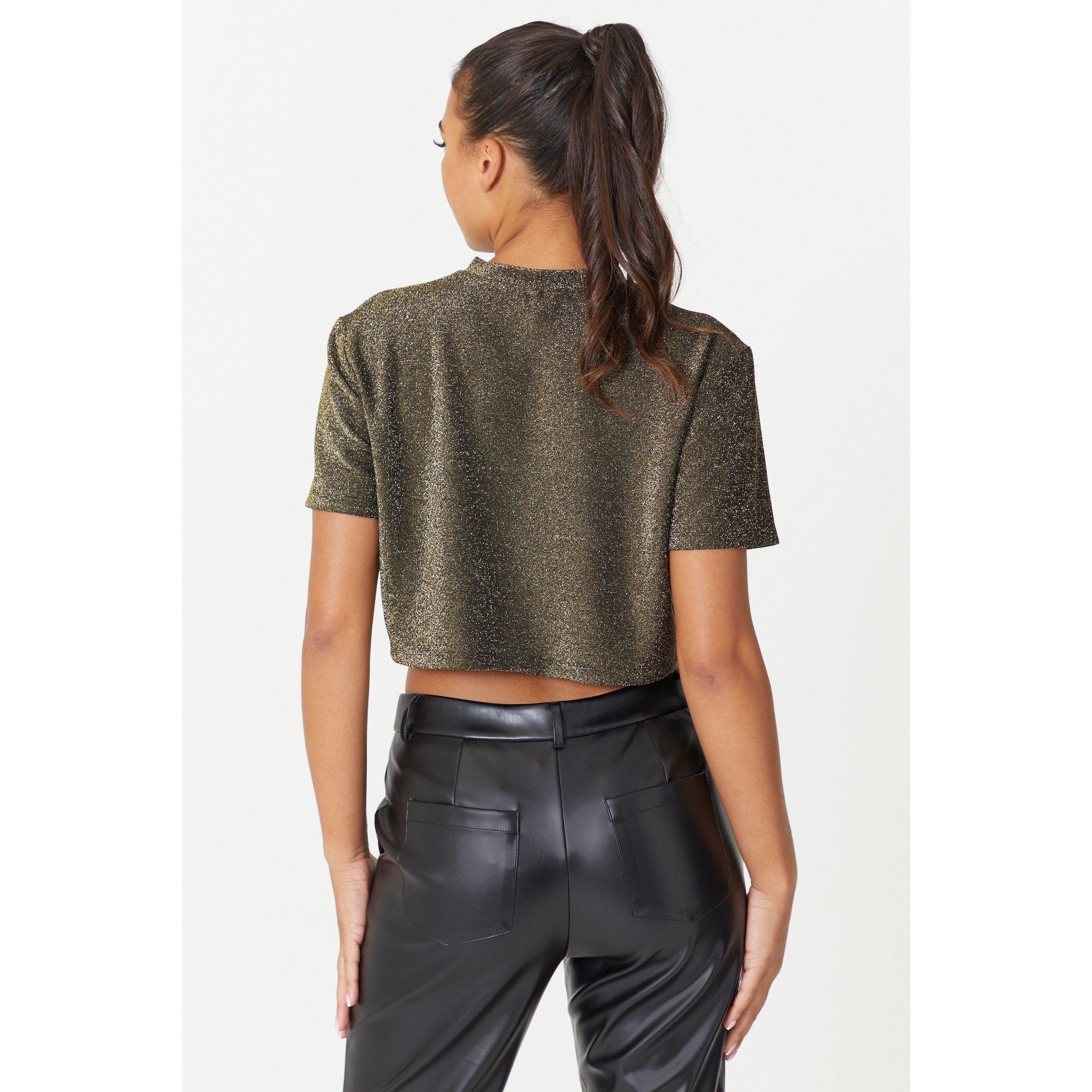 Be You Glitter Crop Top