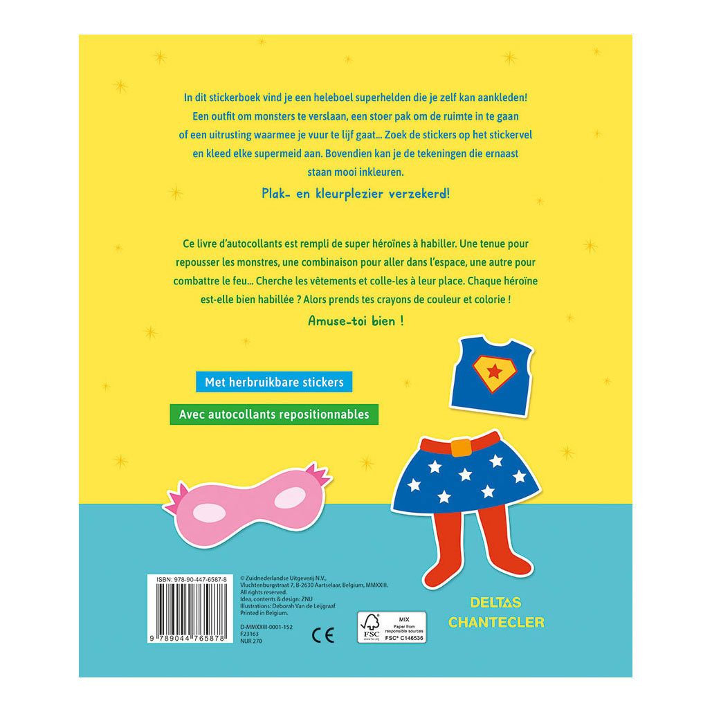 Super Girls Sticker Fun - Aankleedpoppen Stickerboek