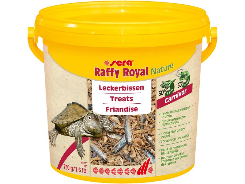 sera Leckerbissen Raffy Royal Nature, 3800 ml, 750g Mischfuttermittel für alle Wasserschildkröten