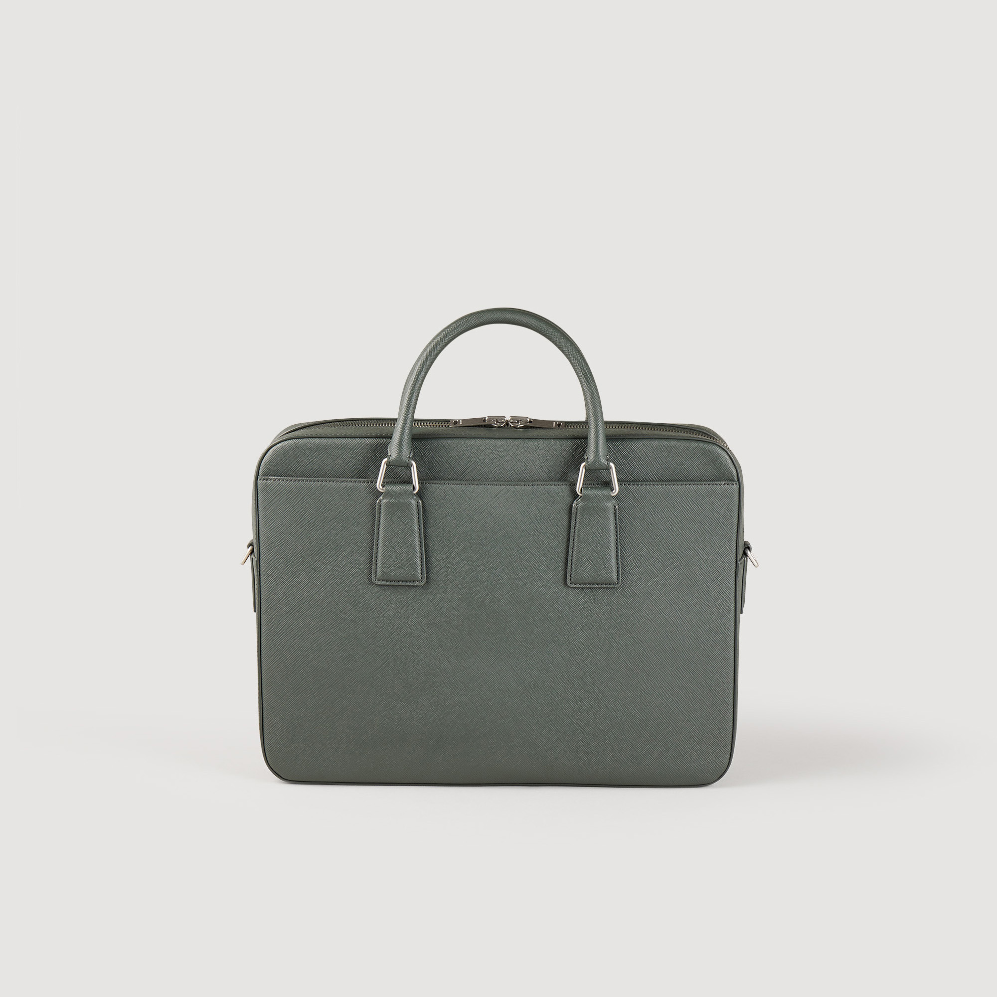 Briefcase en cuir de tannerie certifiee