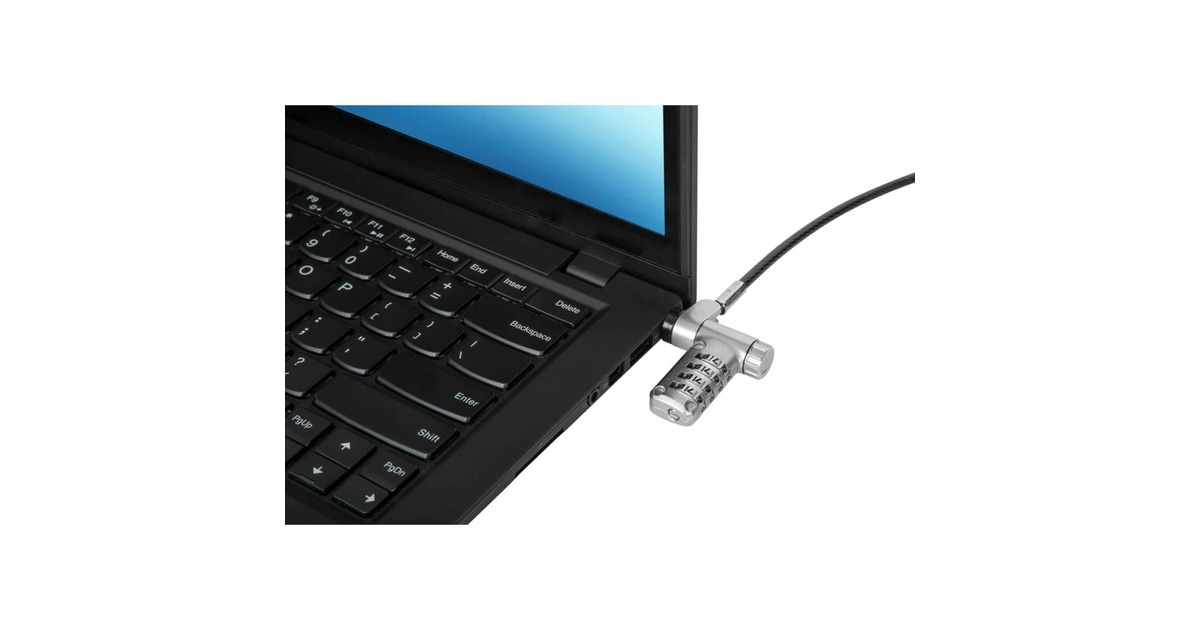 TargusDEFCON Ultimate Universal Resettable Combination Cable Lock with Slimline Adaptable Lock Head diefstalbeveiliging