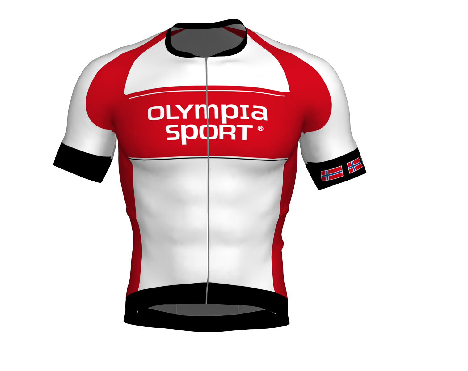 Olympia Sport Trøye Elite White/Red