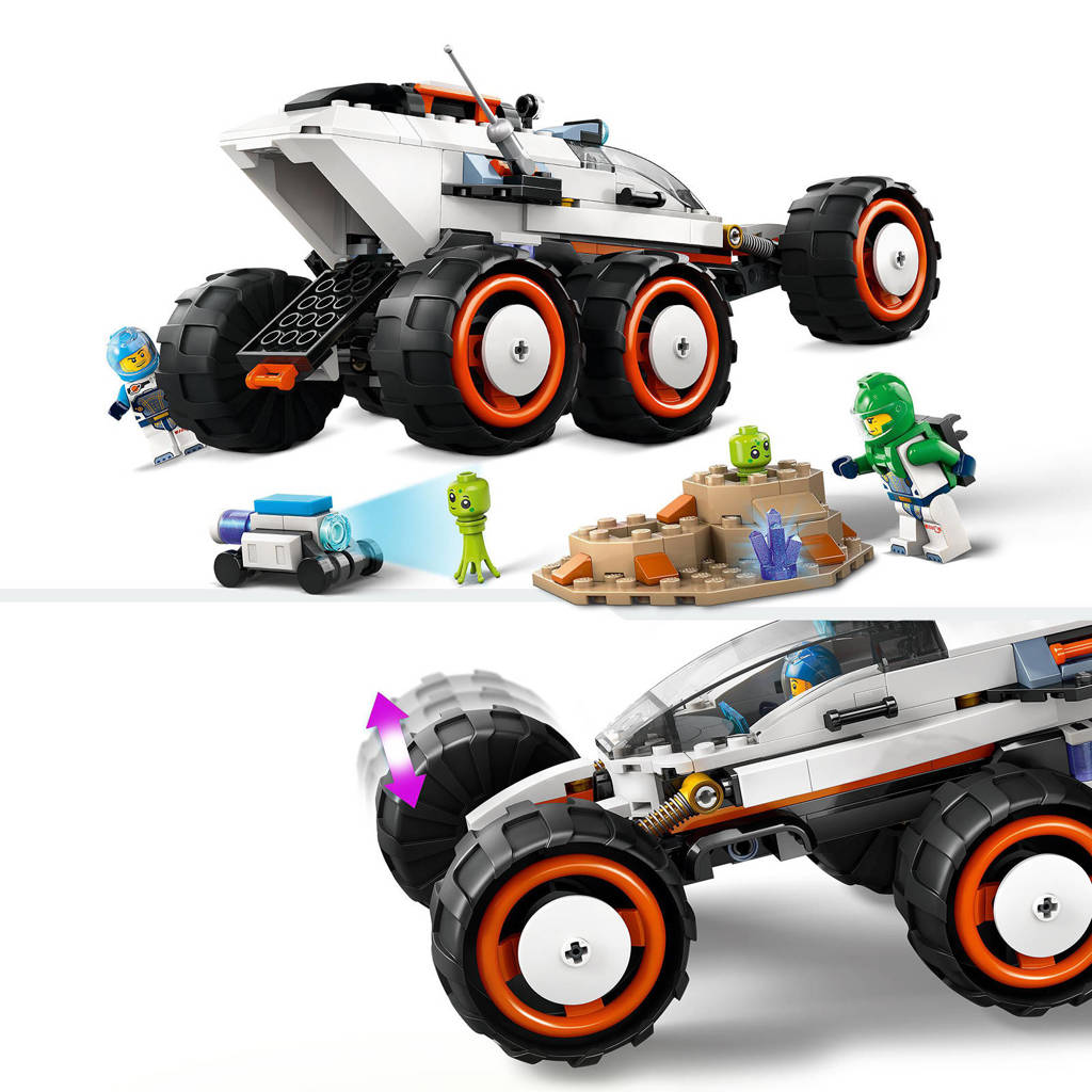 Leuk voor jong en oudRuimteverkenner en buitenaards leven Ruimte Speelgoed met Alien en Astronaut 60431