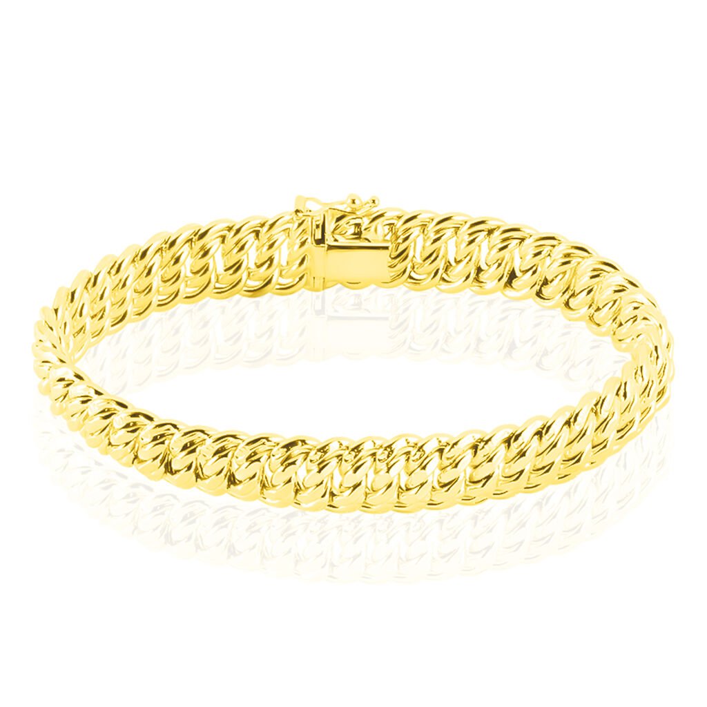 Bracelet Handaae Or Jaune