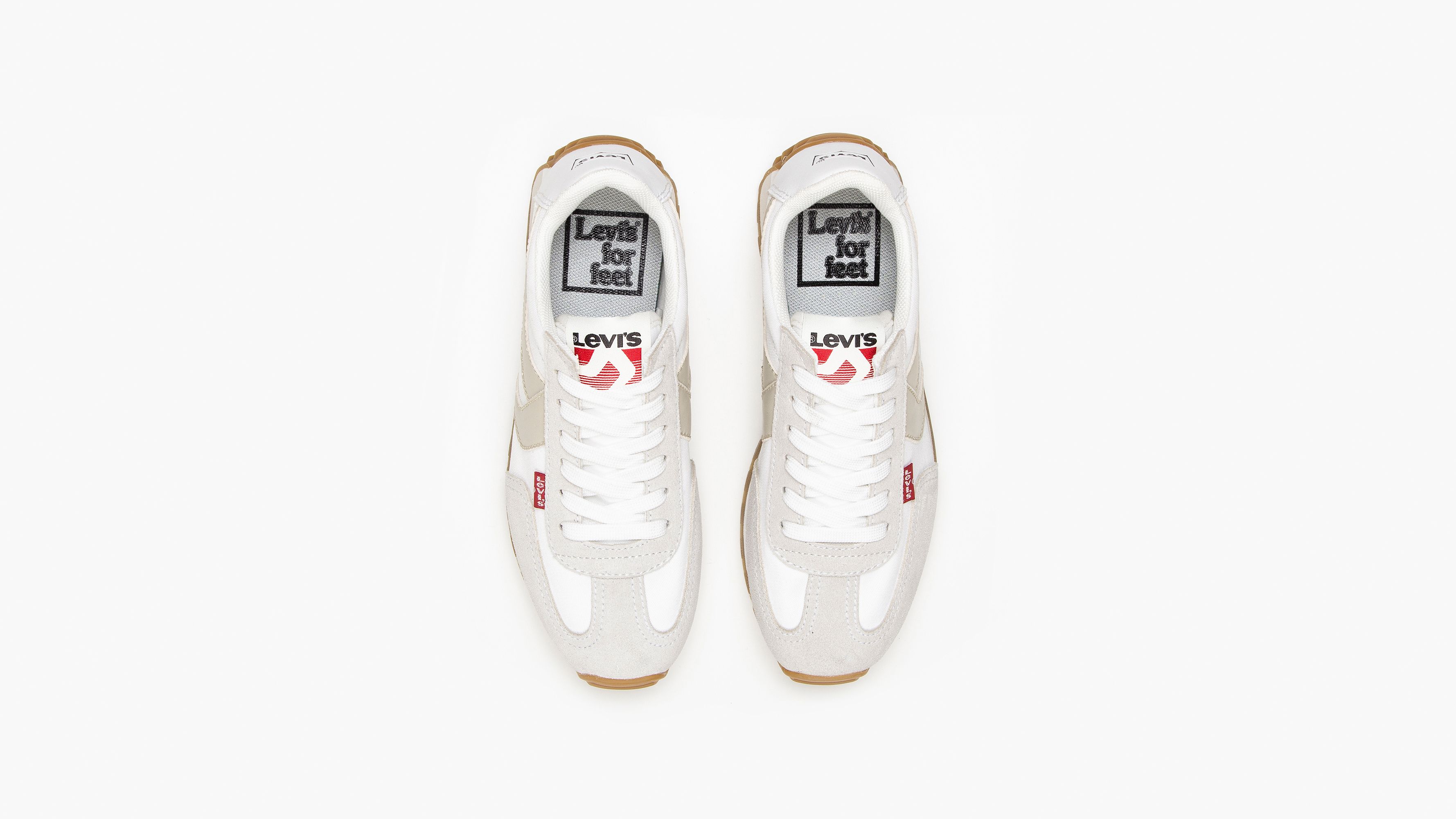 Levi's® Femme baskets Stryder Red Tab - Regular White - Blanc