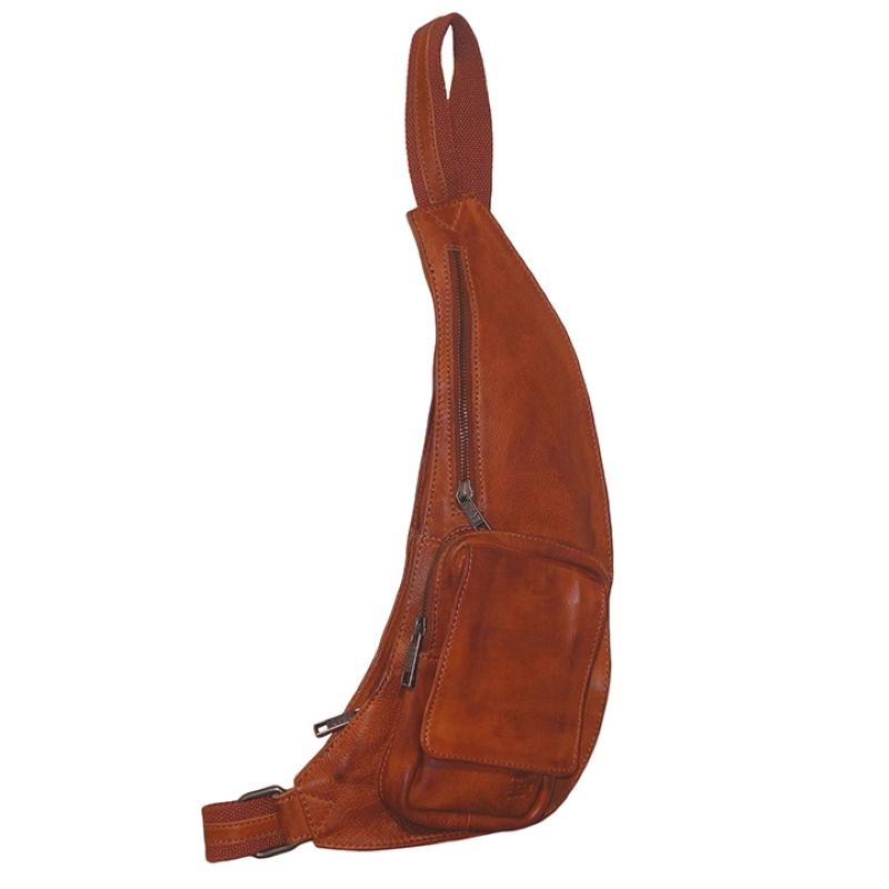 Bear Design Crossbody - Rugzak Bodybag Renee Cognac