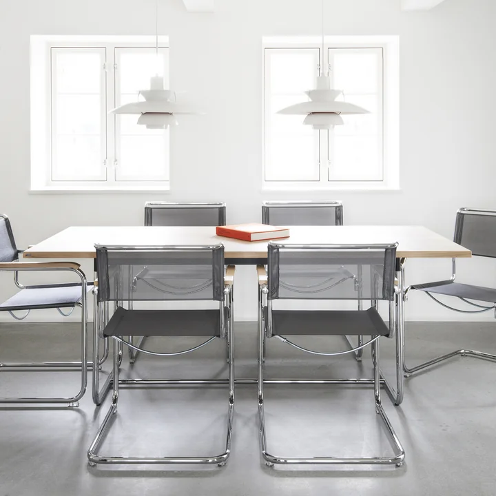 Thonet - S 1070 Esstisch, 220 x 100 cm, Eiche massiv geölt (Pure Materials)