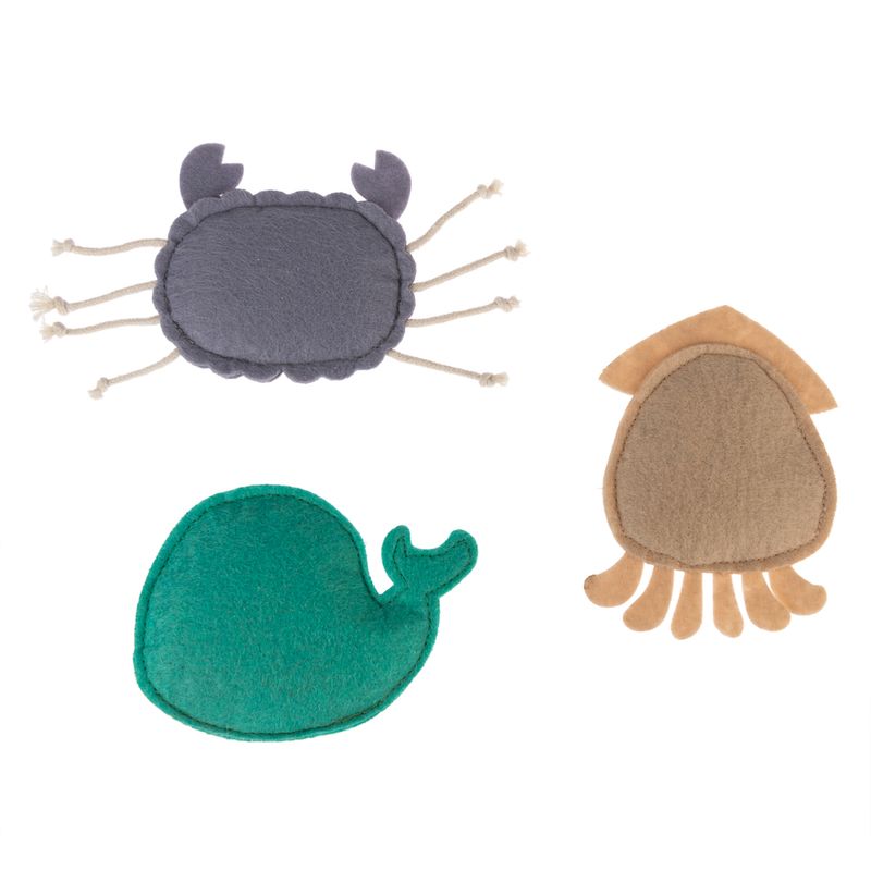 Lot de jouets TIAKI Ocean Gang avec menthe à chat