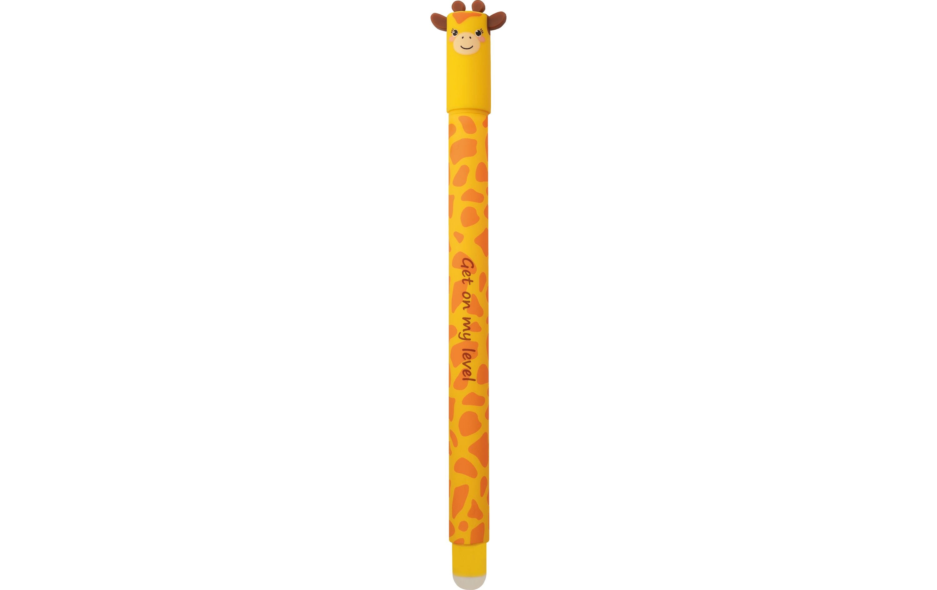 Gelschreiber Animal Erase It Giraffe 0.7 mm, GelbRadierbare Gelschreiber in Tierform