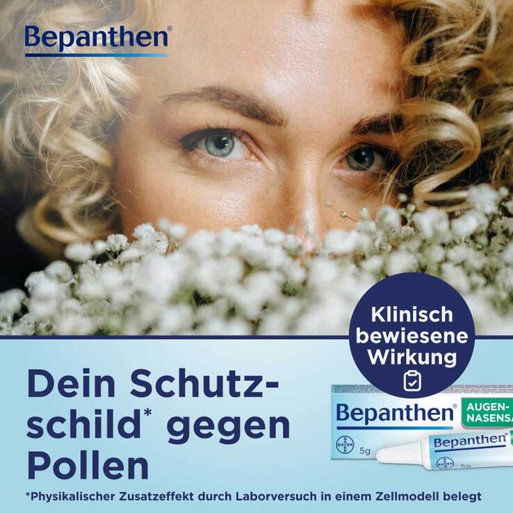 Bepanthen Augen- und Nasensalbe zur Förderung der Wundheilung, 2x10 g
