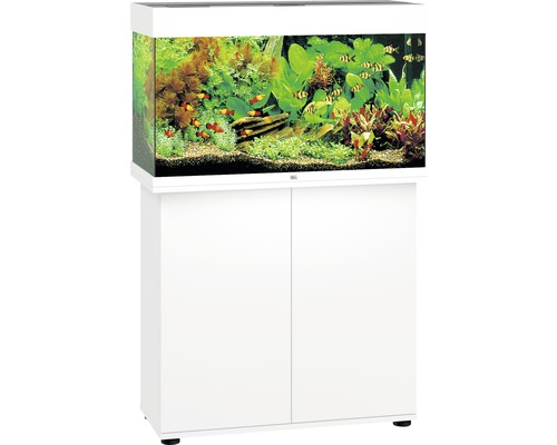 JUWEL Rio 125 SBX aquariumcombinatie met ledverlichting, verwarming, filter en witte kast