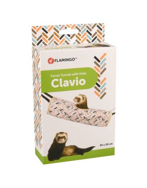 Flamingo Frettentunnel Clavio Hanger 1 Gat - Kooi Accessoire - 45x20 cm Multi-Color