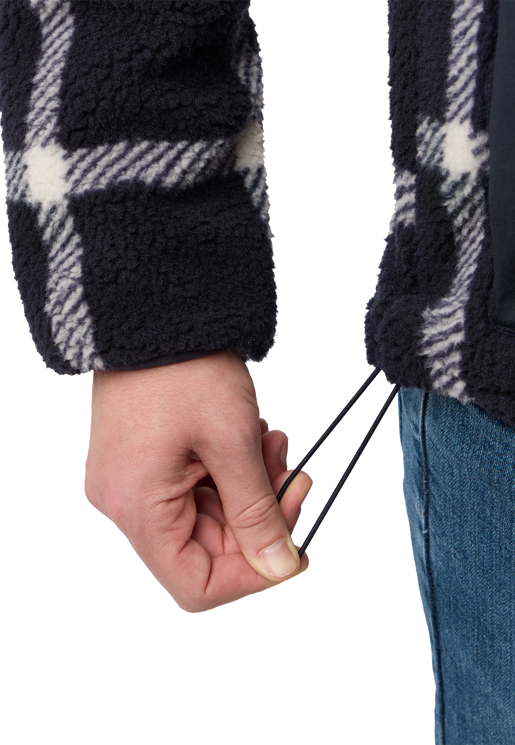Jack Wolfskin Fleecejacke »FELSLICHT CHECK JACKET« Wärmend, atmungsaktiv, Übergangsjacke