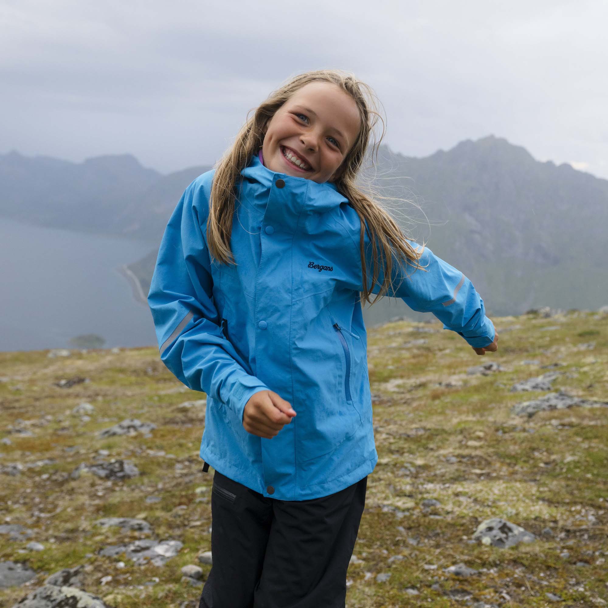 Junior 3L Shell Jacket Aqua Lagoon