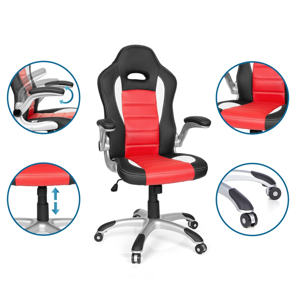 Gamingstuhl GAME SPORT Kunstleder mit Armlehnen hjh OFFICE