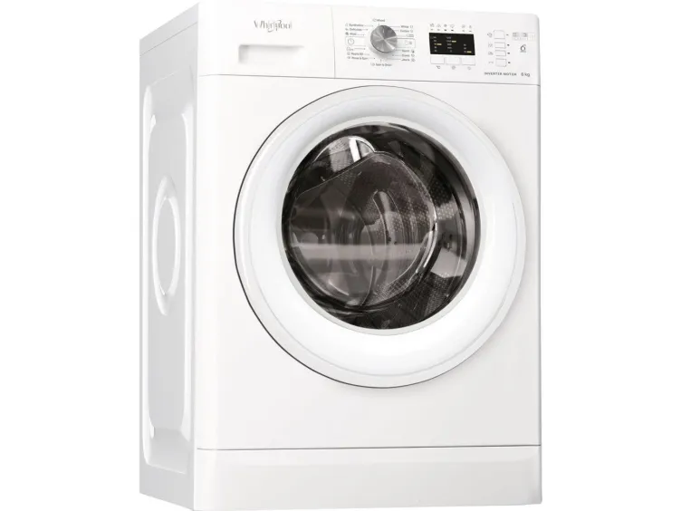 Whirlpool FFL 6238 W EE - Vaskemaskine - bredde: 59.5 cm - dybde: 57.5 cm - højde: 84.5 cm - frontbetjening - 52 liter - 6 kg - 1200 rpm - hvid
