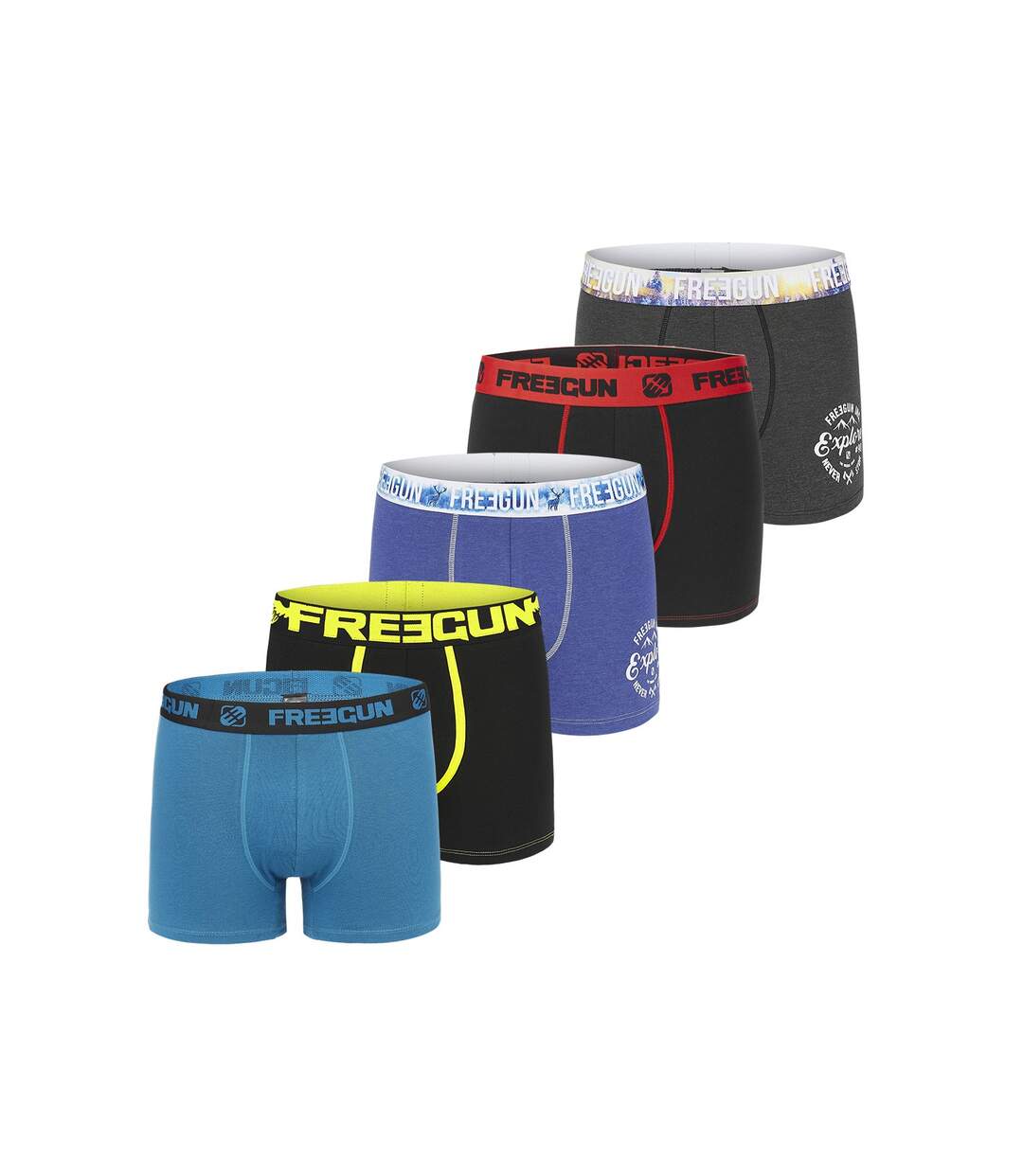 Pack Surprise Calecon Boxer Homme Coton, Modèle Aléatoire, Ultra-doux, Anti-irritation et Confortable (Lot de 5)