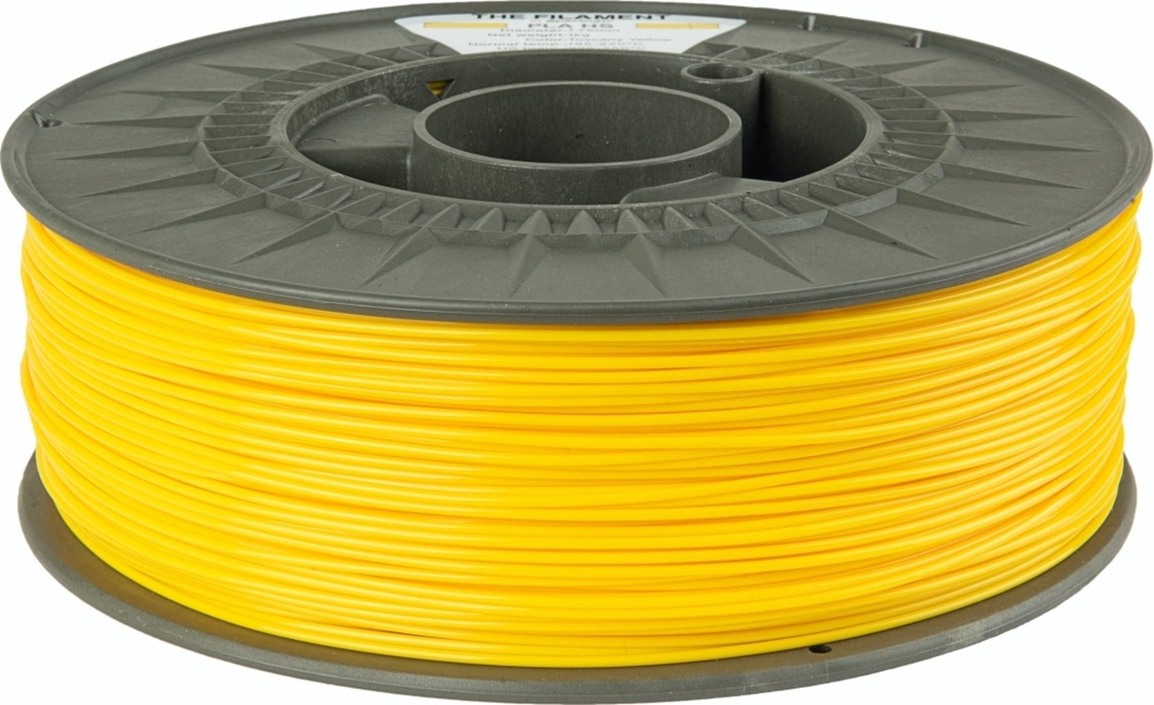 The Filament  PLA HS Tuscany Yellow, 1,75 mm / 1000 g    Kosteneffizientes PLA für hohe Geschwindigkeiten in Tuscany Yellow
