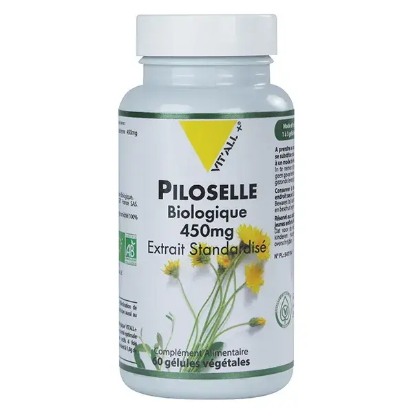Vit'all+ Piloselle 450mg Orgânico 60 Cápsulas Vegetais