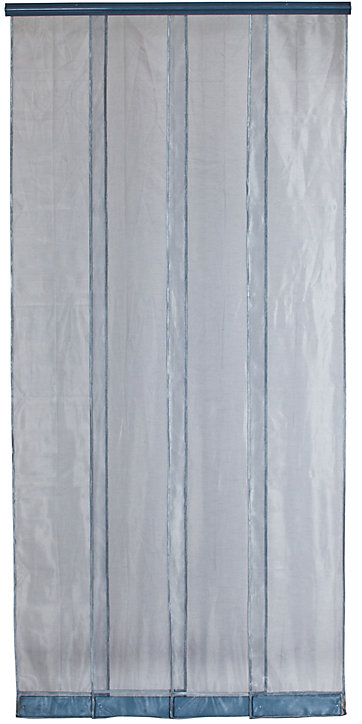Rideau de porte Mosquito gris 100 x 220 cm