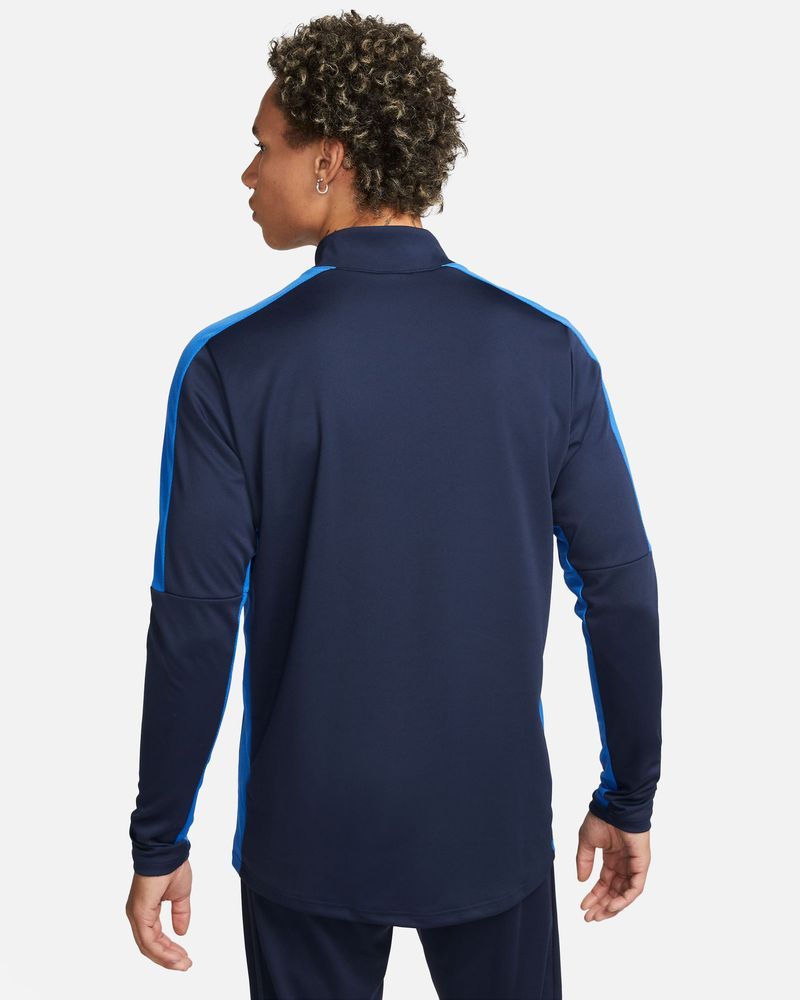 Haut d'entrainement 1/4 Zip Nike Academy 23 Bleu Marine & Bleu Royal pour homme