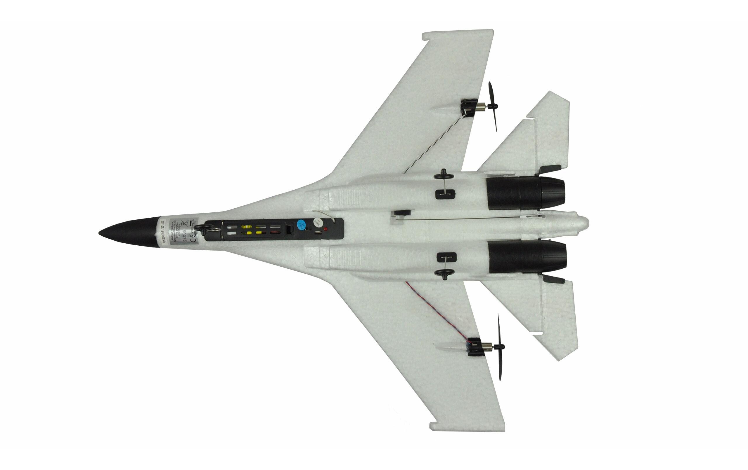 Flugzeug SU27 3-Kanal mit Gyro RTF2 Motoriges Einsteiger Flugzeug im Design einer SU 27