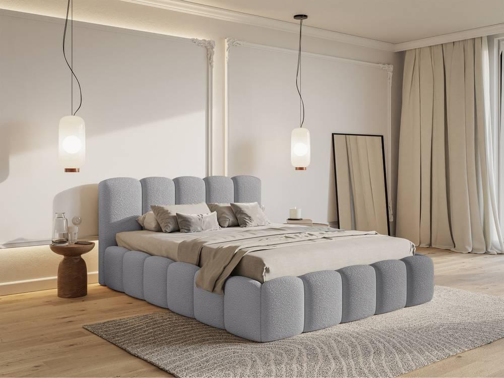 NADUVI Collection Bedframe Chloe II bouclé met opbergruimte 140 x 200