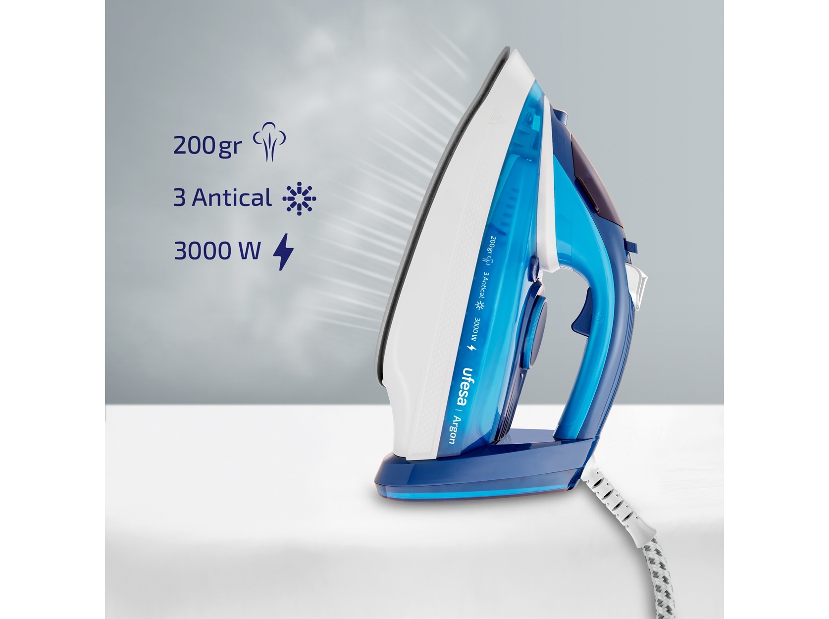 FERRO A VAPOR UFESA ARGON 3000W