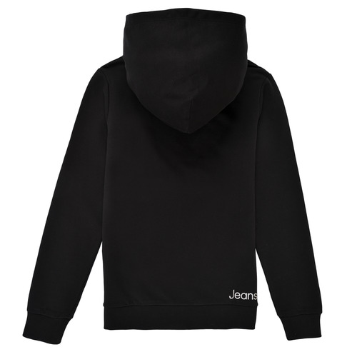 Calvin Klein Jeans - INSTITUTIONAL SILVER LOGO HOODIE - Noir