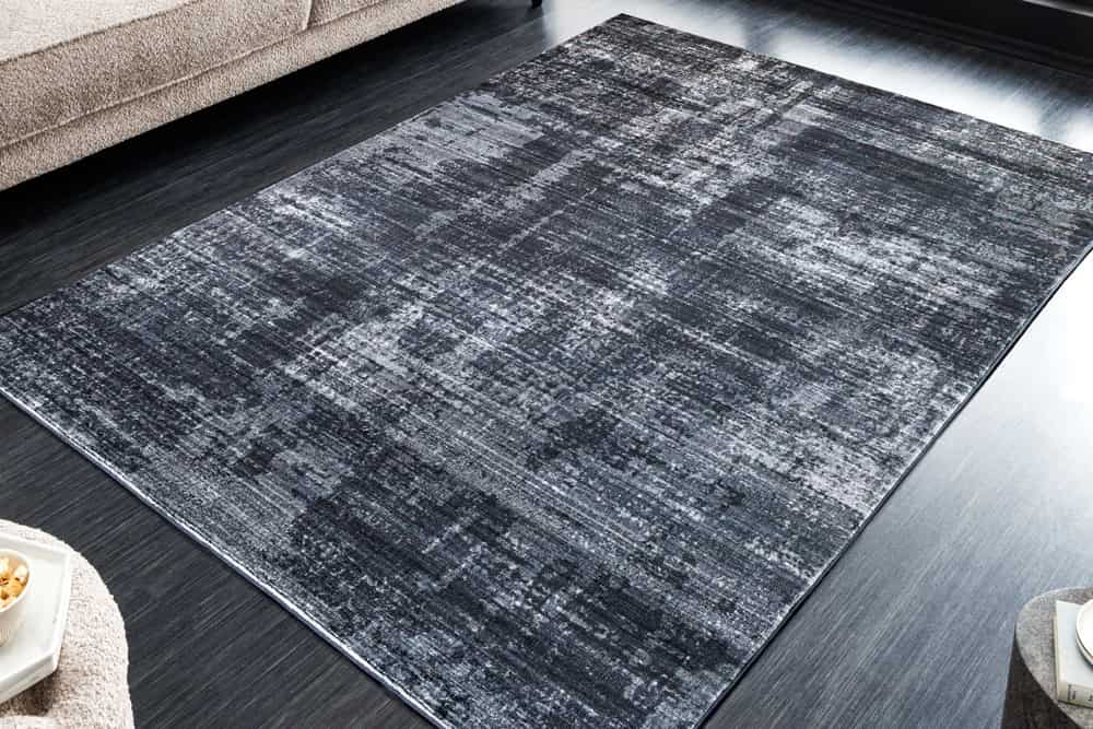 Moderner Teppich SOFT TOUCH 230x160cm grau Kurzflor Indoor-Teppich