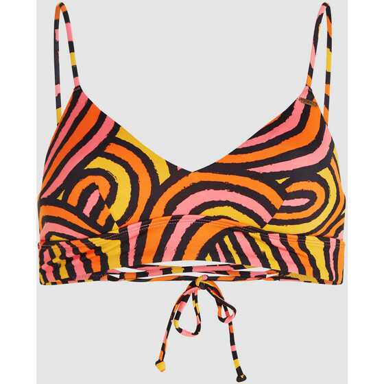 O'Neill Wave Top Orange Rainbow Stripe Women SU24
