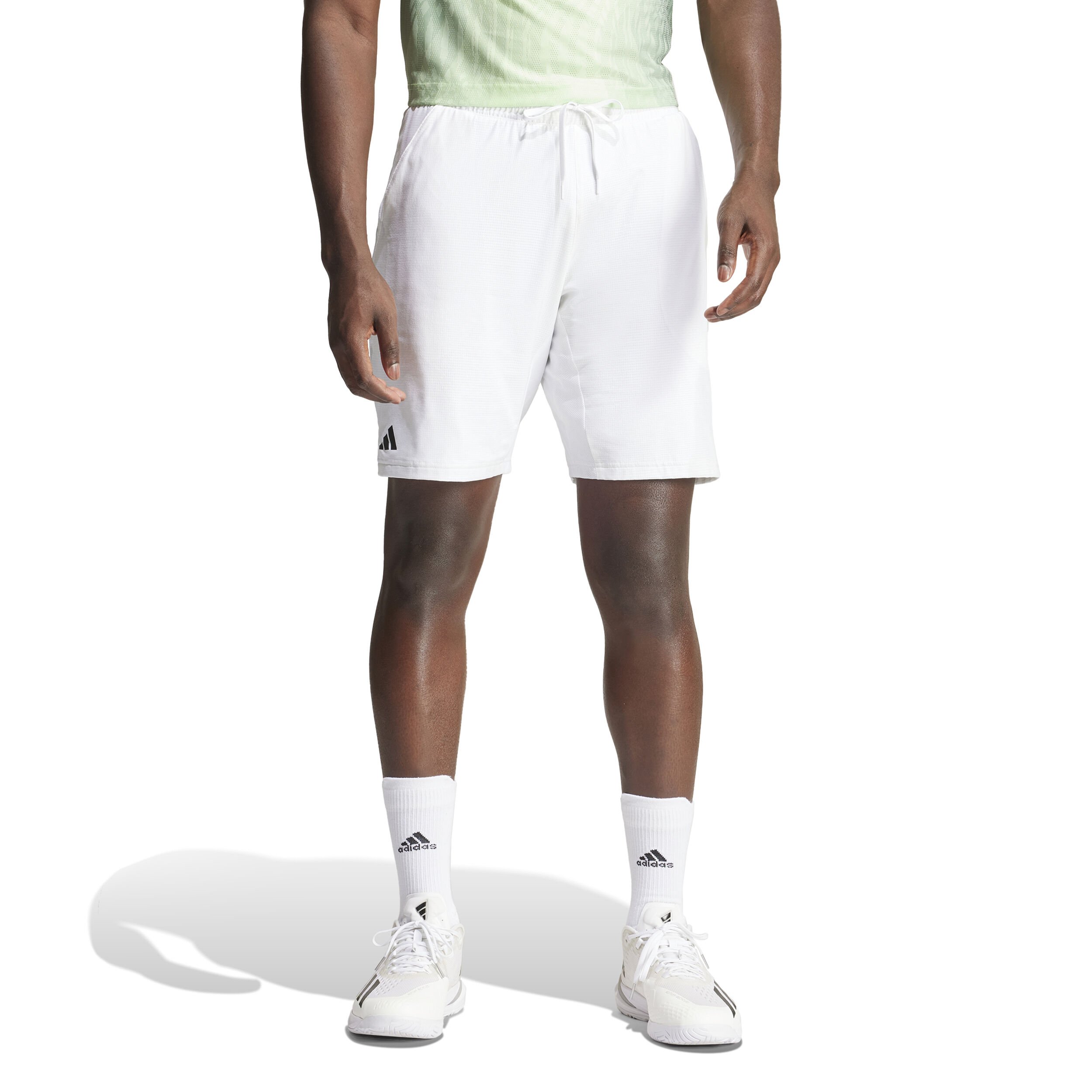 adidas Ergo Club 3-Stripes 9in Shorts Hommes - Blanc