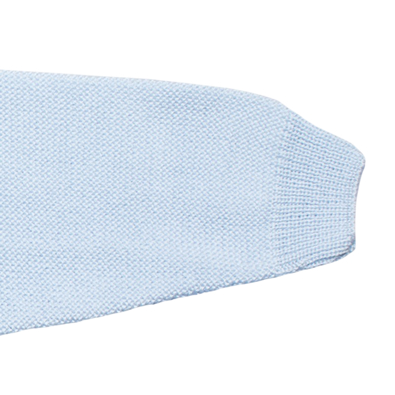 Babyjacke Merinowolle hellblau