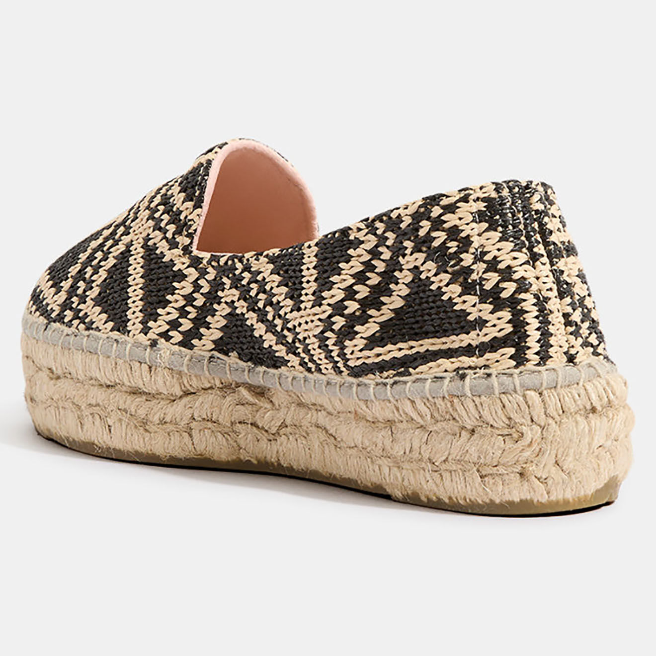 Manebi Espadrilles Double Sole beige/noir