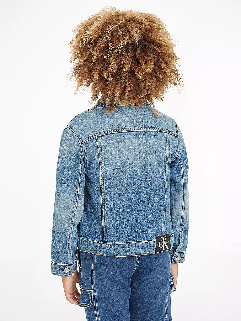 CALVIN KLEIN JEANS Jungen Jeansjacke  blau