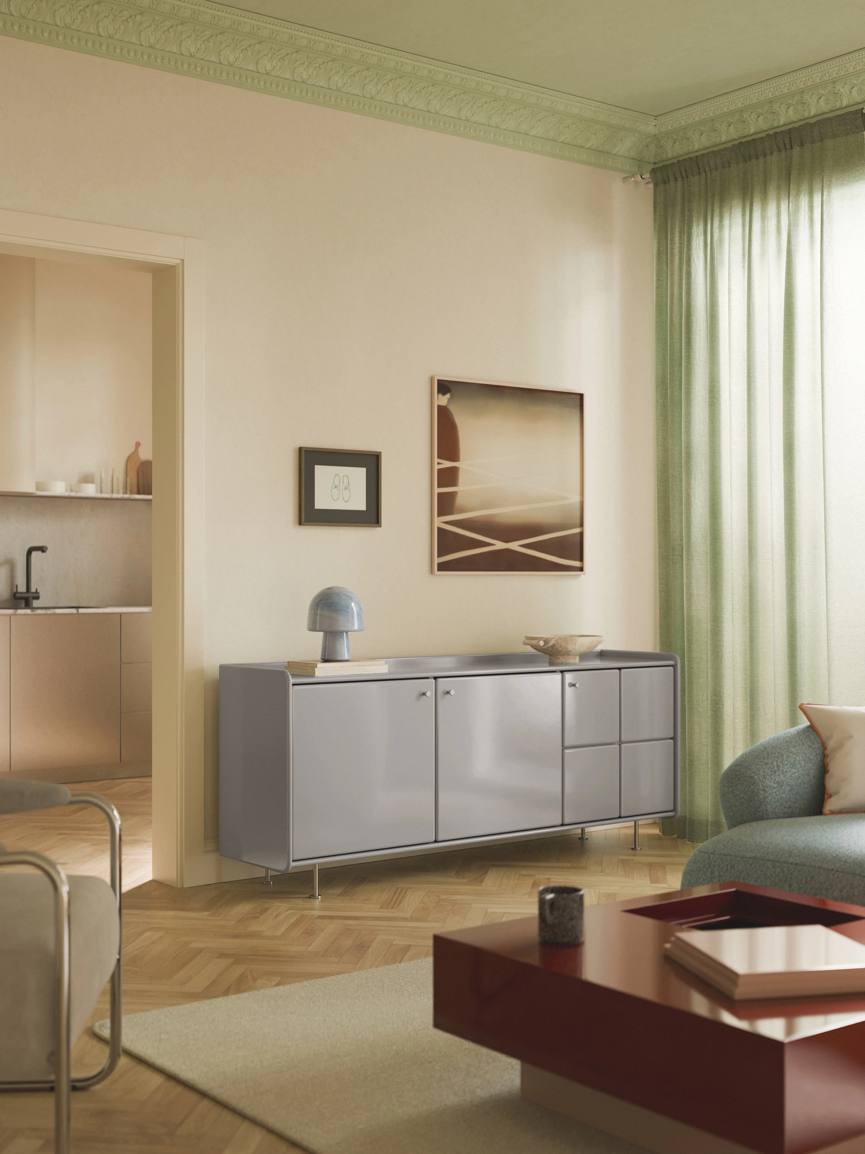Metalen dressoir Coya
