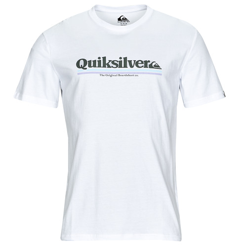 Quiksilver - BETWEEN THE LINES SS - Blanc / Bleu