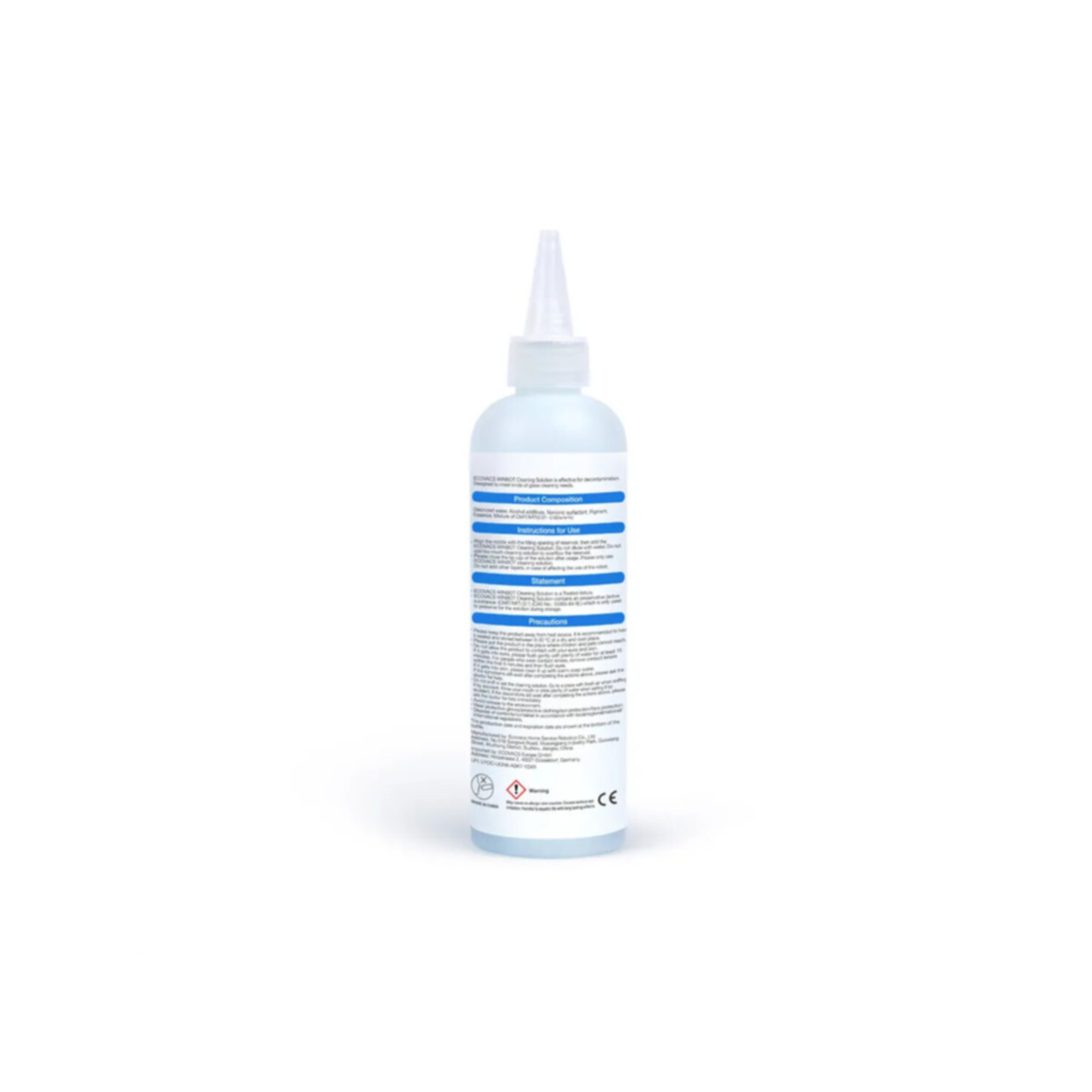 Ecovacs Reinigungslösung 230 ml für Winbot W1 Pro