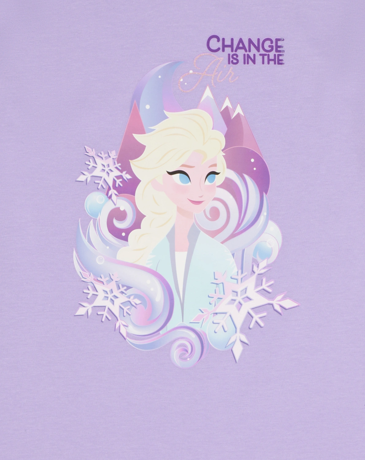 T-Shirt FROZEN - ELSA in purple