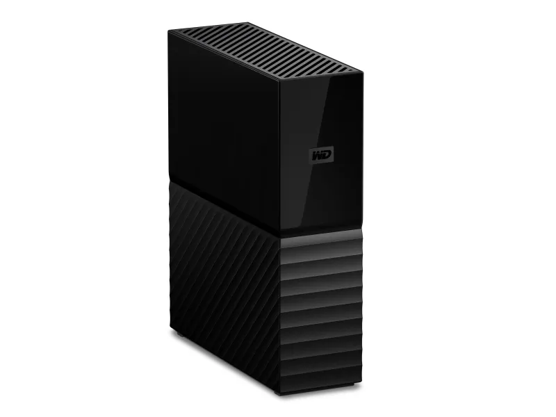 WD My Book WDBBGB0080HBK - Harddisk - krypteret - 8 TB - ekstern (stationær) - USB 3.0 - 256-bit AES - sort