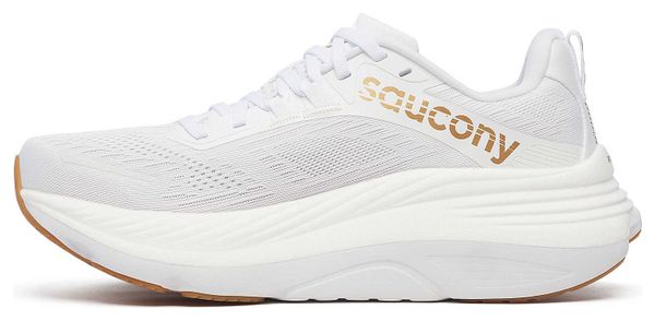 Chaussures Running Saucony Hurricane 24 Blanc/Or Femme