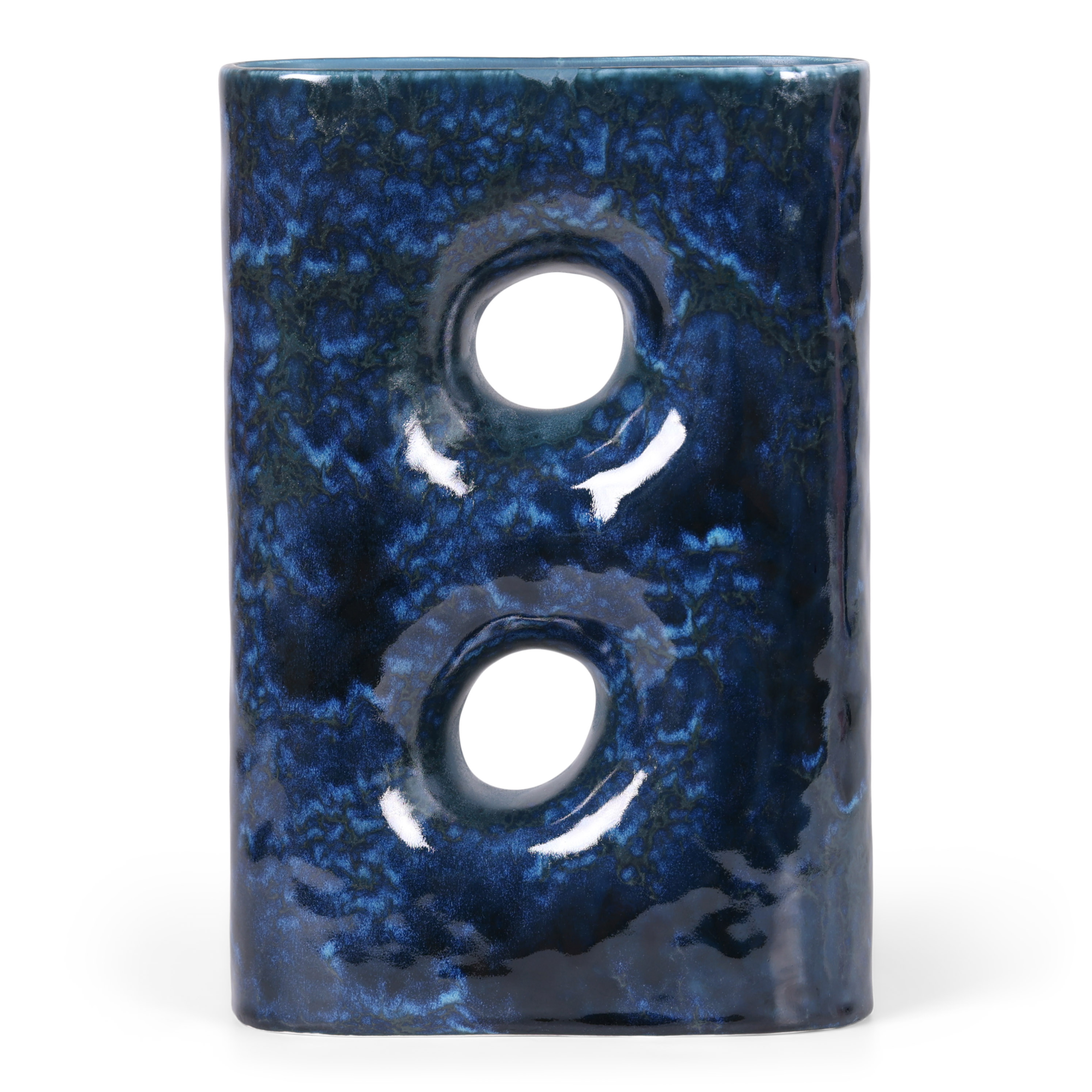 Vaas Azul donkerblauw