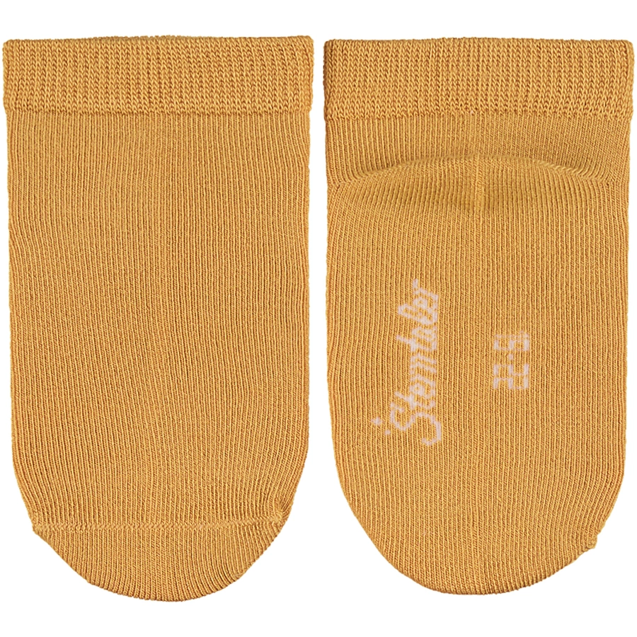 Sterntaler Sneaker-Söckchen uni, 3er-Pack gelb