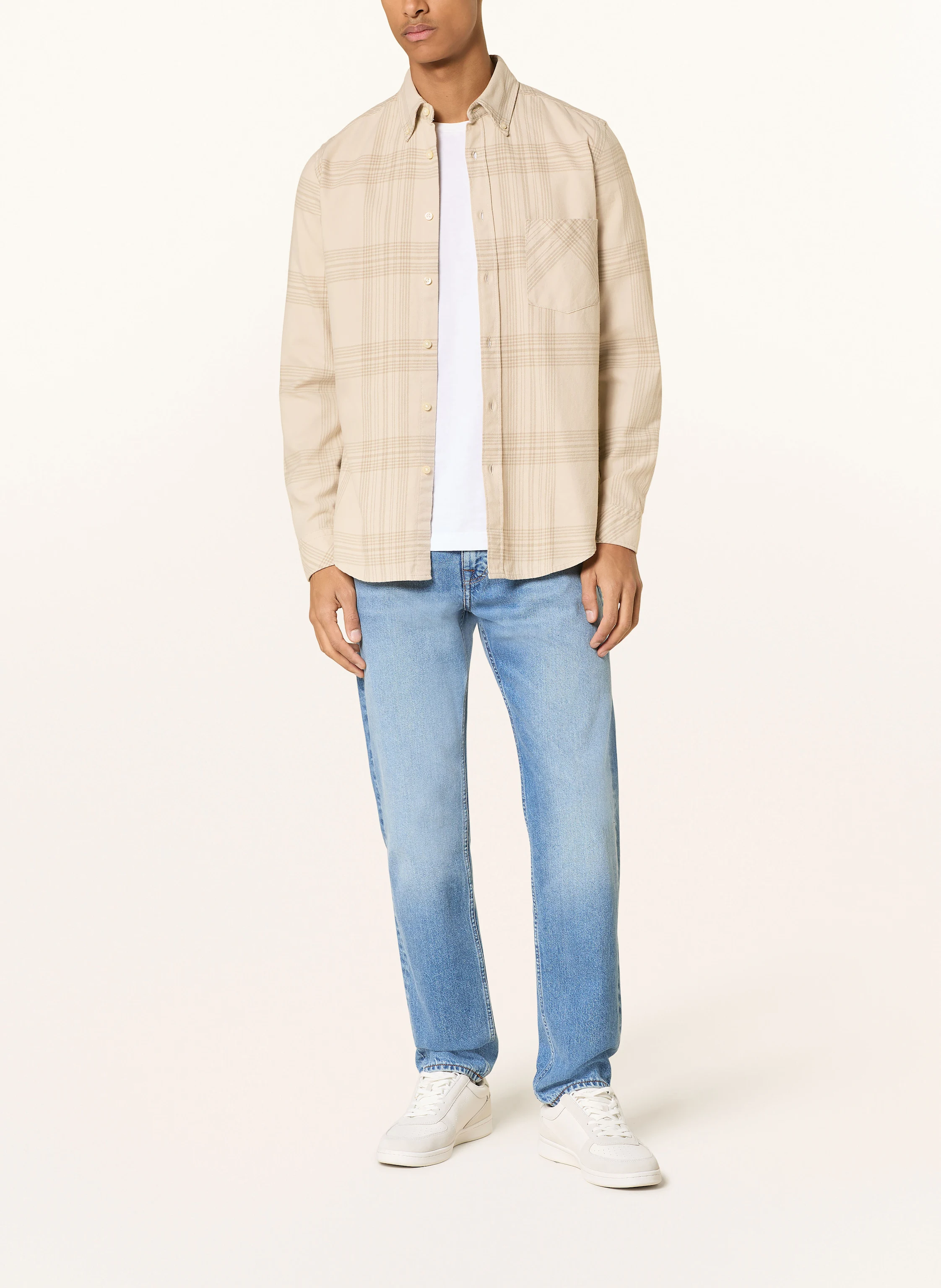 BOSS Flanellhemd RICKERT Regular Fit