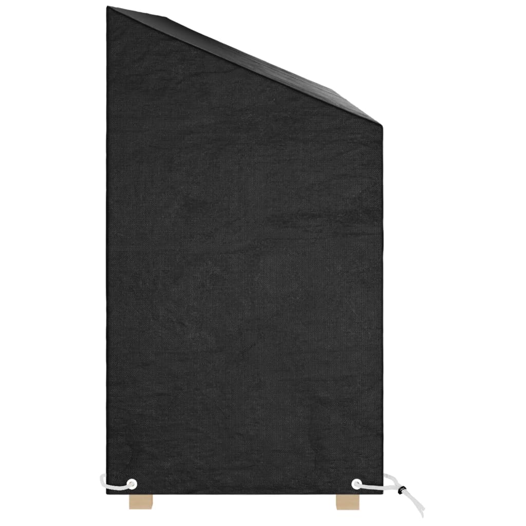 Housse de banc de jardin 8 œillets 190x70x70/88 cm polyéthylène